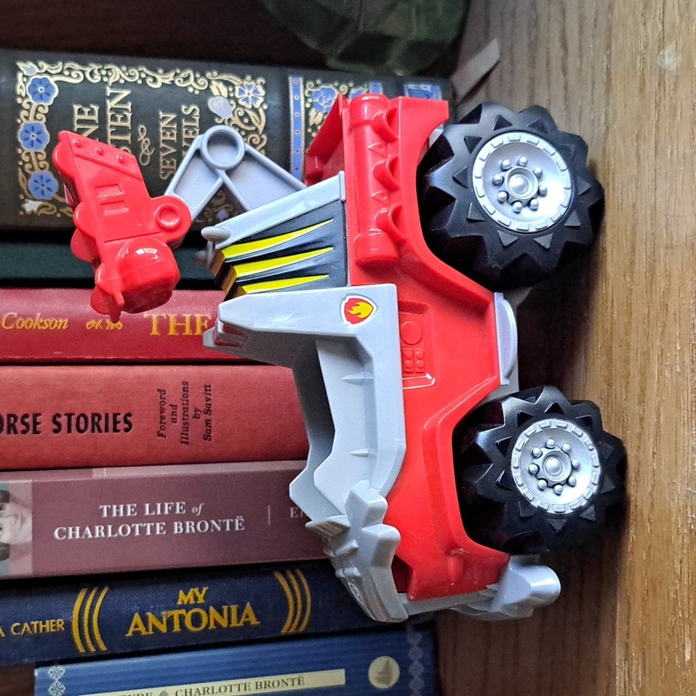 Paw Patrol Dino Rescue Marshall Firetruck Fire Truck Vehicle Toy Car Nick Jr